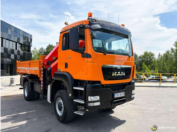 Вантажівка з маніпулятором MAN  TGS 18.480 4x4 PALFINGER PK 22002  Crane Kipper: фото 5