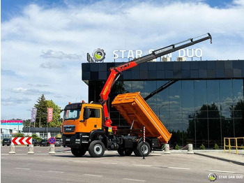 Вантажівка з маніпулятором MAN  TGS 18.480 4x4 PALFINGER PK 22002  Crane Kipper: фото 4