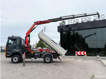 Вантажівка з маніпулятором MAN  TGS 18.480  PALFINGER PK 16502 HDS Crane,Kipper: фото 4