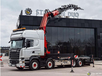 Вантажівка з маніпулятором SCANIA R 730