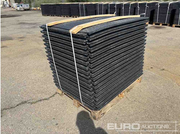 Будівельне обладнання Pallet of Plastic Connectable Road Plates, 1200x800x28mm, 22kg per Plate (35 of): фото 3