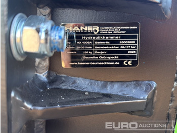 Гідравлічний молот Unused 2025 Häner HX400SA: фото 5 Гідравлічний молот Unused 2025 Häner HX400SA: фото 5
