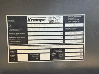 Самоскид вантажівка Krampe ALU Kippsattel KS 950 Roadrunn: фото 3