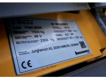 Електронавантажувач Jungheinrich EFG215: фото 4