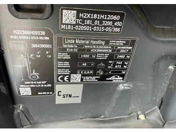 Електронавантажувач Linde E14-02: фото 4 Електронавантажувач Linde E14-02: фото 4