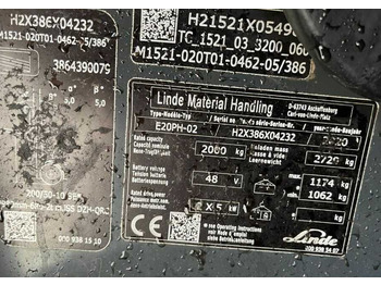 Електронавантажувач Linde E20PH-02: фото 4 Електронавантажувач Linde E20PH-02: фото 4