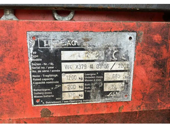 Штабелер LINDE L12