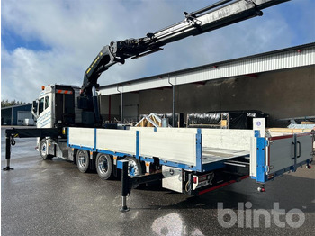 Бортова вантажівка/ Платформа, Вантажівка з маніпулятором VOLVO FH 8*4 Palfinger PK: фото 5