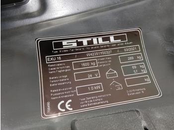 Візок Still EXU16/LIION: фото 5 Візок Still EXU16/LIION: фото 5