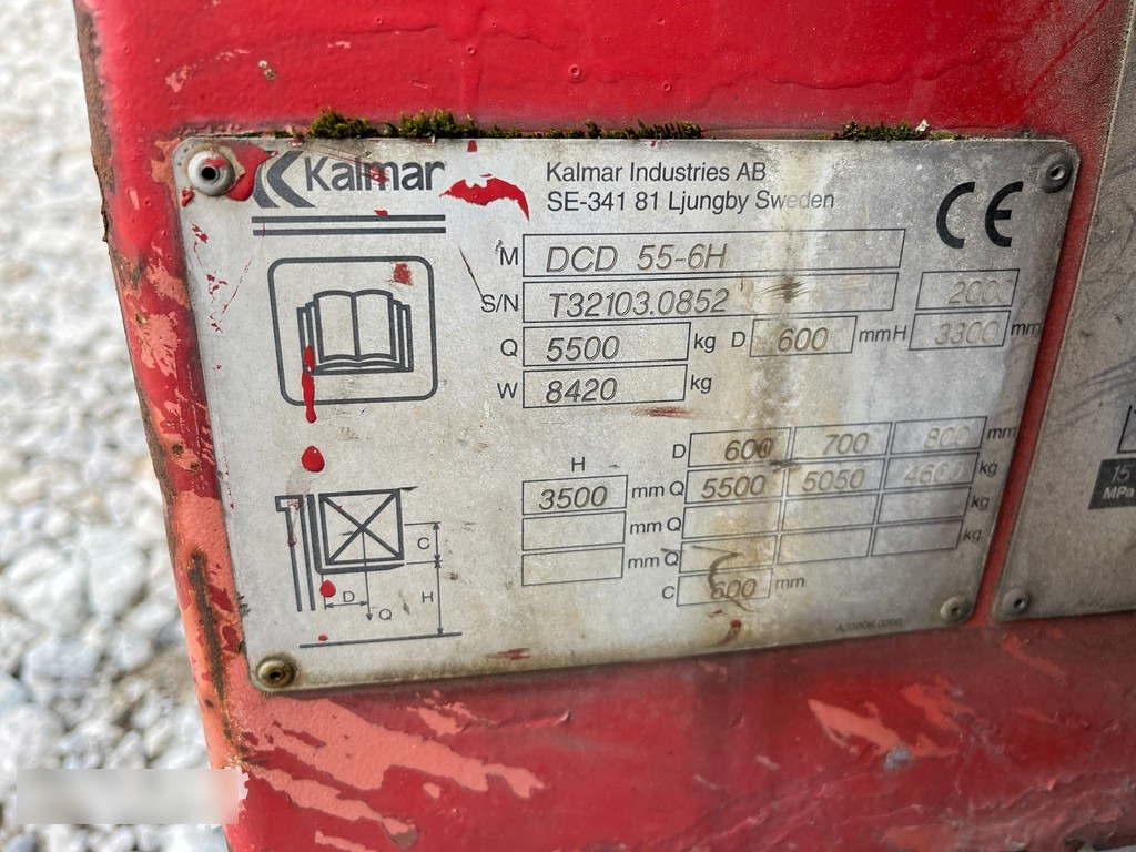 2000 Kalmar DCD 55-6H tõstuk - Дизельний навантажувач: фото 3 2000 Kalmar DCD 55-6H tõstuk - Дизельний навантажувач: фото 3