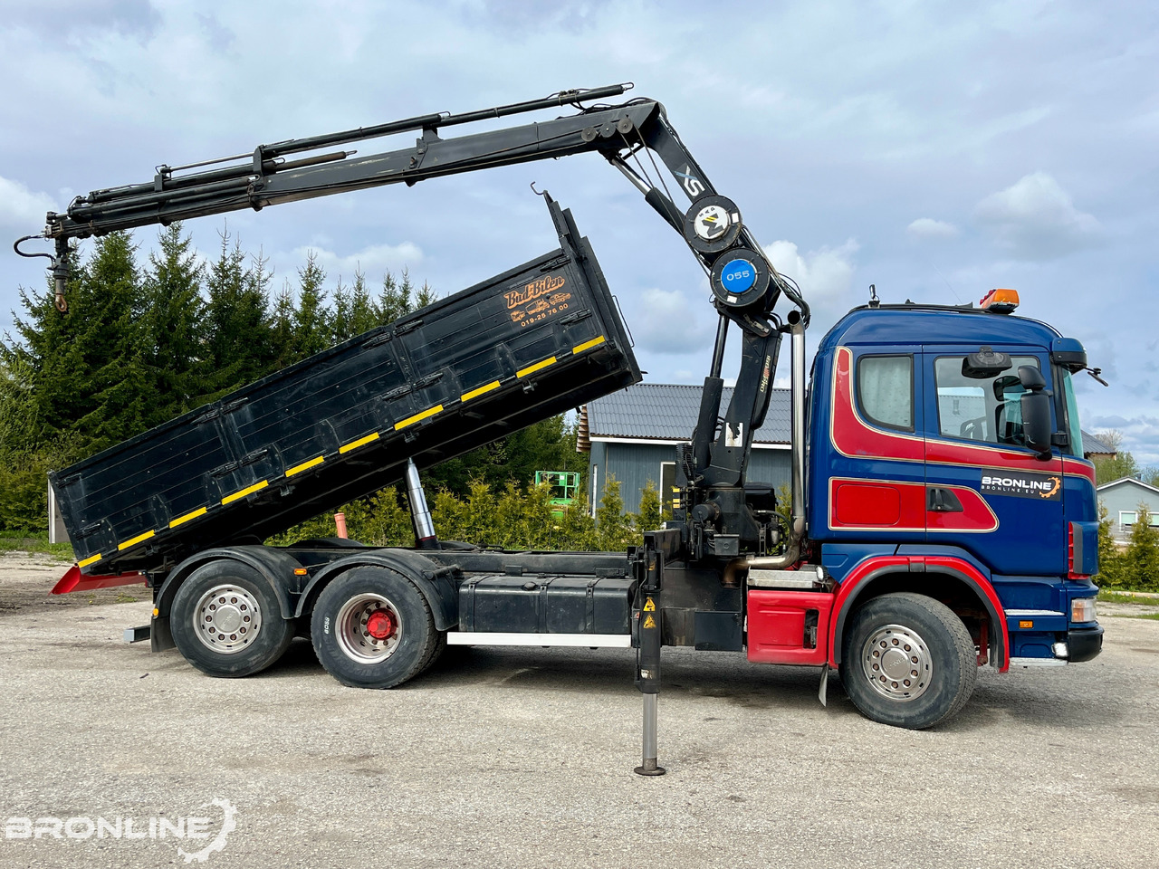 2002 SCANIA R114 6X2*4 Tipper+HIAB 166-e5 crane - Самоскид вантажівка, Вантажівка з маніпулятором: фото 4 2002 SCANIA R114 6X2*4 Tipper+HIAB 166-e5 crane - Самоскид вантажівка, Вантажівка з маніпулятором: фото 4