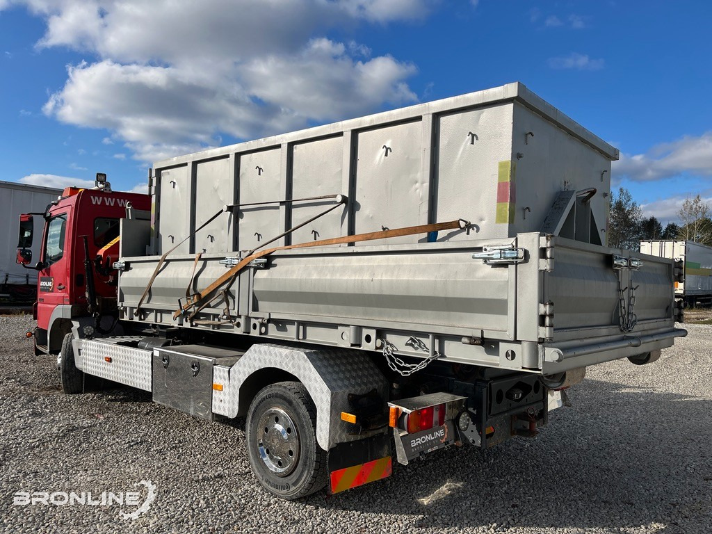 2007 Mercedes-Benz Atego 1024 Crane+Winch+Hooklift - Гаковий мультиліфт вантажівка, Вантажівка з маніпулятором: фото 4 2007 Mercedes-Benz Atego 1024 Crane+Winch+Hooklift - Гаковий мультиліфт вантажівка, Вантажівка з маніпулятором: фото 4