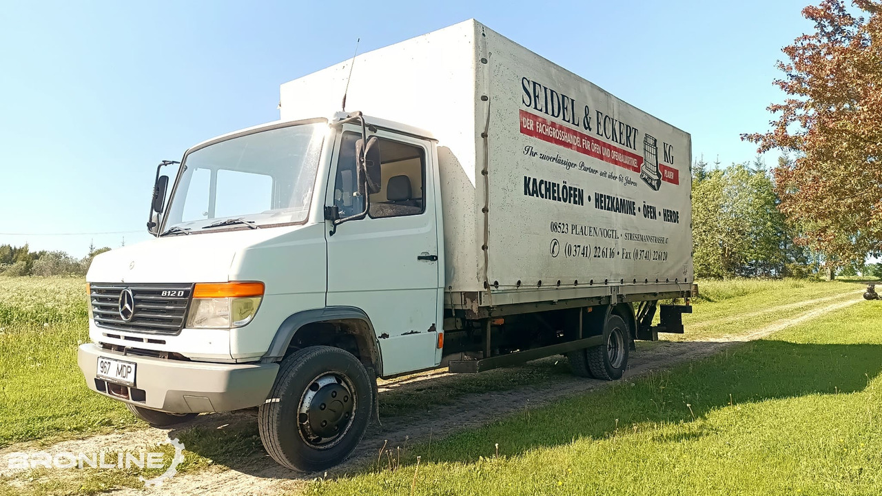 Mercedes-Benz Vario 812 4x2 tent box + lift N2 - Тентована вантажівка: фото 1 Mercedes-Benz Vario 812 4x2 tent box + lift N2 - Тентована вантажівка: фото 1