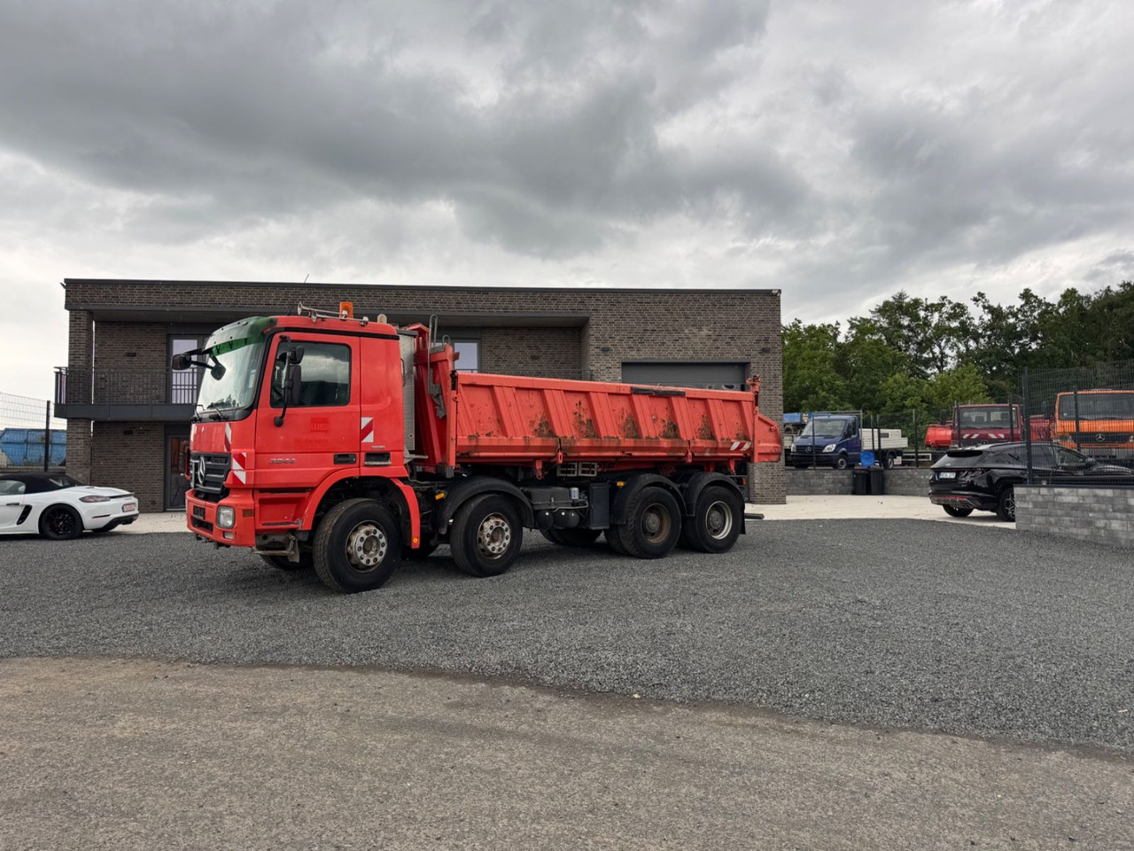Самоскид вантажівка Mercedes-Benz Actros 3244 Dreiseitenkipper Meiller Bordm 8x4: фото 1