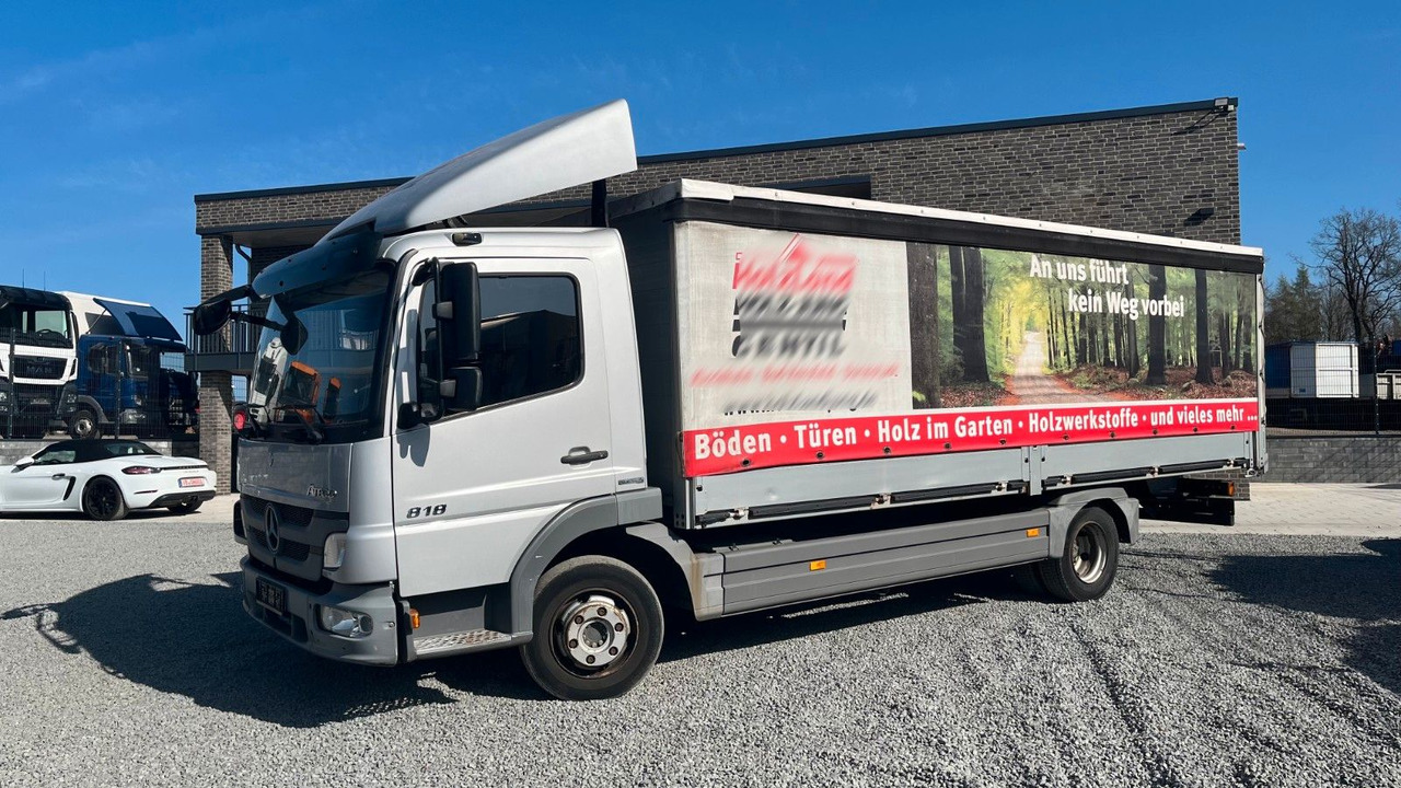 Mercedes-Benz Atego 818 Pritsche + Plane Schiebeplane Mercedes-Benz Atego 818 Pritsche + Plane Schiebeplane - Тентована вантажівка: фото 1 Mercedes-Benz Atego 818 Pritsche + Plane Schiebeplane Mercedes-Benz Atego 818 Pritsche + Plane Schiebeplane - Тентована вантажівка: фото 1