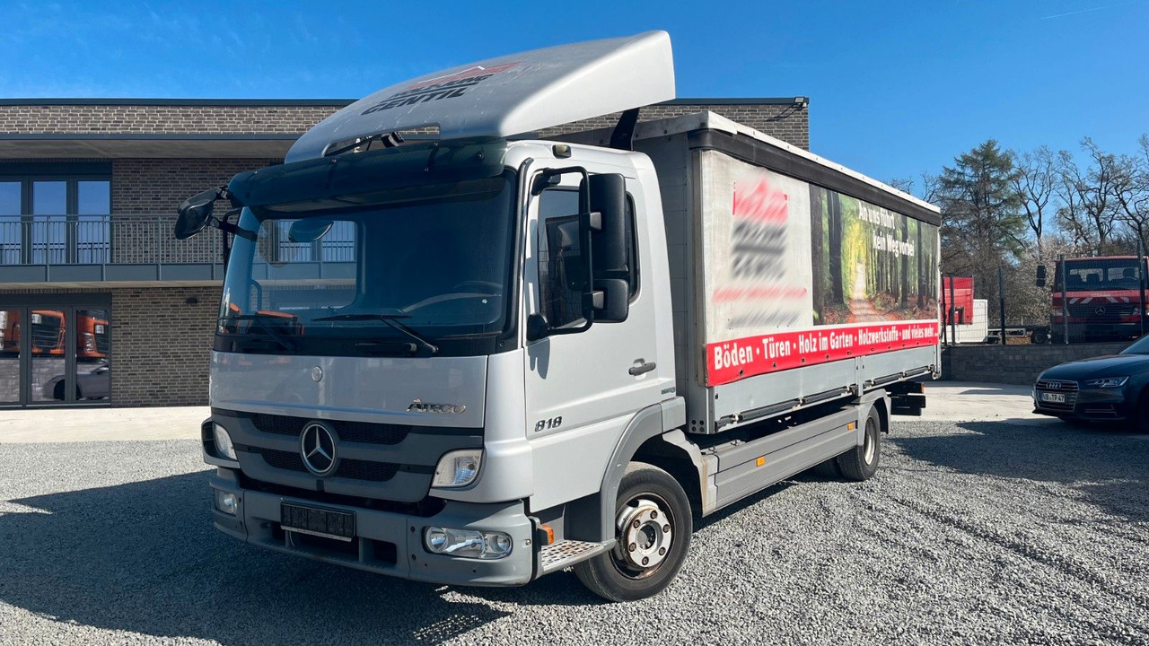 Mercedes-Benz Atego 818 Pritsche + Plane Schiebeplane - Тентована вантажівка: фото 2 Mercedes-Benz Atego 818 Pritsche + Plane Schiebeplane - Тентована вантажівка: фото 2