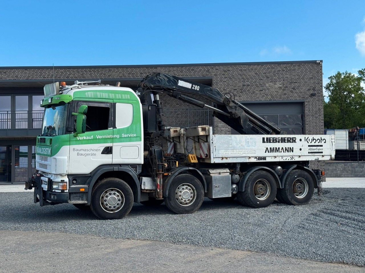 Scania 164G 580 V8 Kran Hiab 280 Retarder Sattelplatte Scania 164G 580 V8 Kran Hiab 280 Retarder Sattelplatte - Бортова вантажівка/ Платформа, Вантажівка з маніпулятором: фото 1 Scania 164G 580 V8 Kran Hiab 280 Retarder Sattelplatte Scania 164G 580 V8 Kran Hiab 280 Retarder Sattelplatte - Бортова вантажівка/ Платформа, Вантажівка з маніпулятором: фото 1