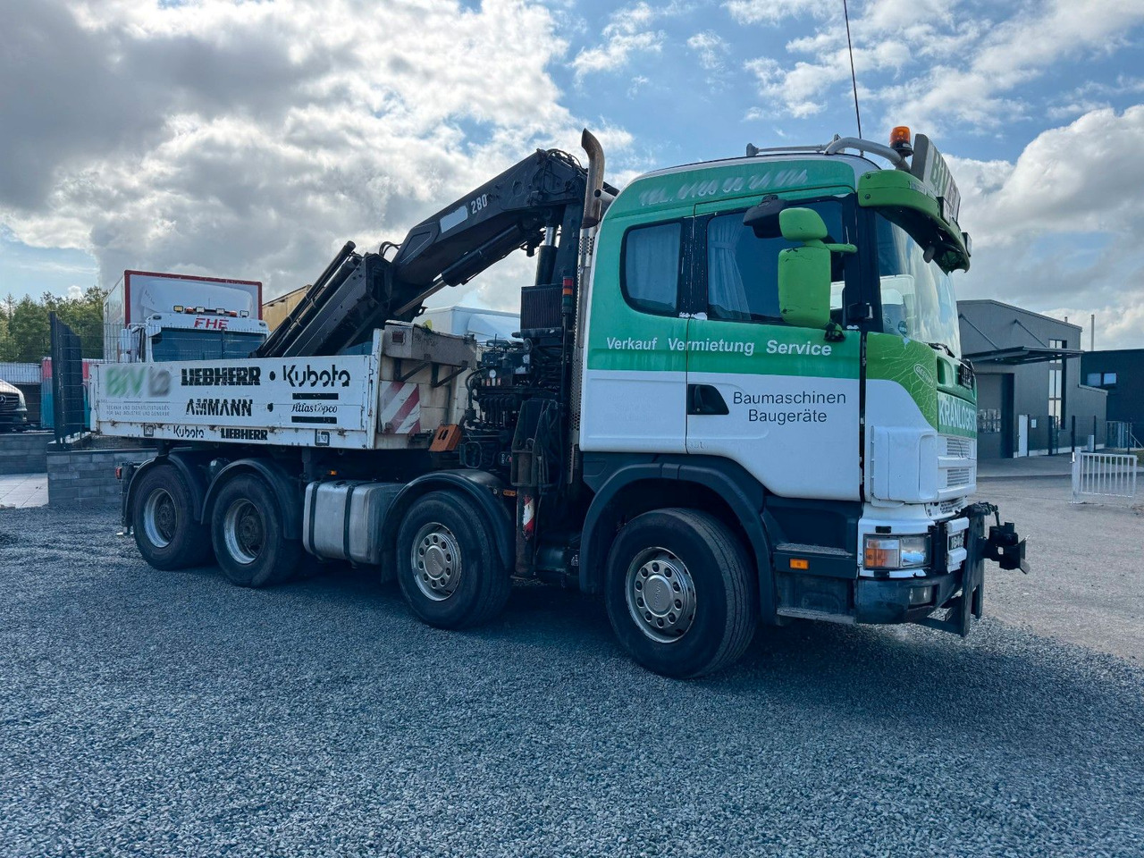 Scania 164G 580 V8 Kran Hiab 280 Retarder Sattelplatte Scania 164G 580 V8 Kran Hiab 280 Retarder Sattelplatte - Бортова вантажівка/ Платформа, Вантажівка з маніпулятором: фото 4 Scania 164G 580 V8 Kran Hiab 280 Retarder Sattelplatte Scania 164G 580 V8 Kran Hiab 280 Retarder Sattelplatte - Бортова вантажівка/ Платформа, Вантажівка з маніпулятором: фото 4