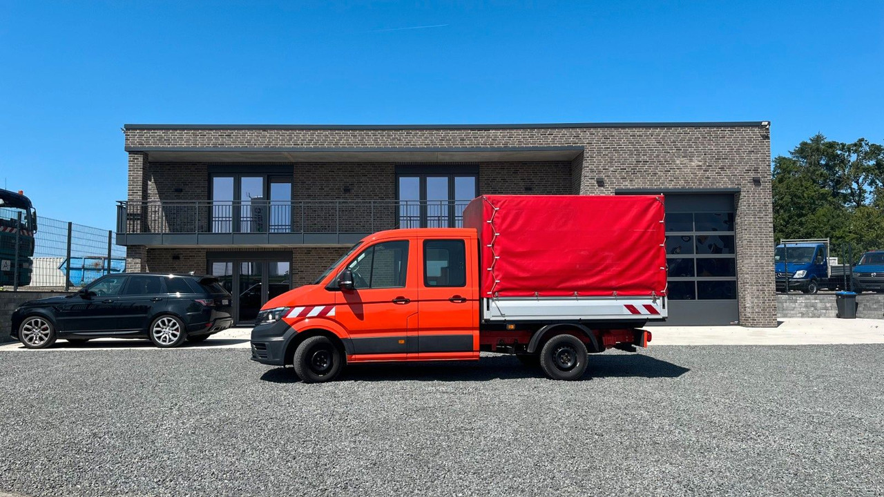 Volkswagen Crafter Pritsche Plane 35 DOKA mittellang RWD - Тентований фургон, Вантажопасажирський фургон: фото 1 Volkswagen Crafter Pritsche Plane 35 DOKA mittellang RWD - Тентований фургон, Вантажопасажирський фургон: фото 1