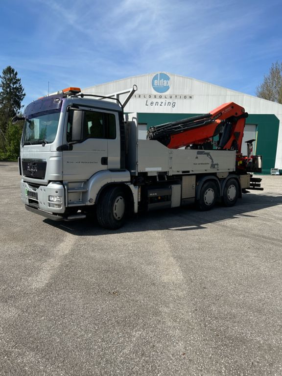 MAN TGS 33 . 440 6x4 Palfinger P K 74002 Seilwinde - Вантажівка з маніпулятором, Бортова вантажівка/ Платформа: фото 2 MAN TGS 33 . 440 6x4 Palfinger P K 74002 Seilwinde - Вантажівка з маніпулятором, Бортова вантажівка/ Платформа: фото 2