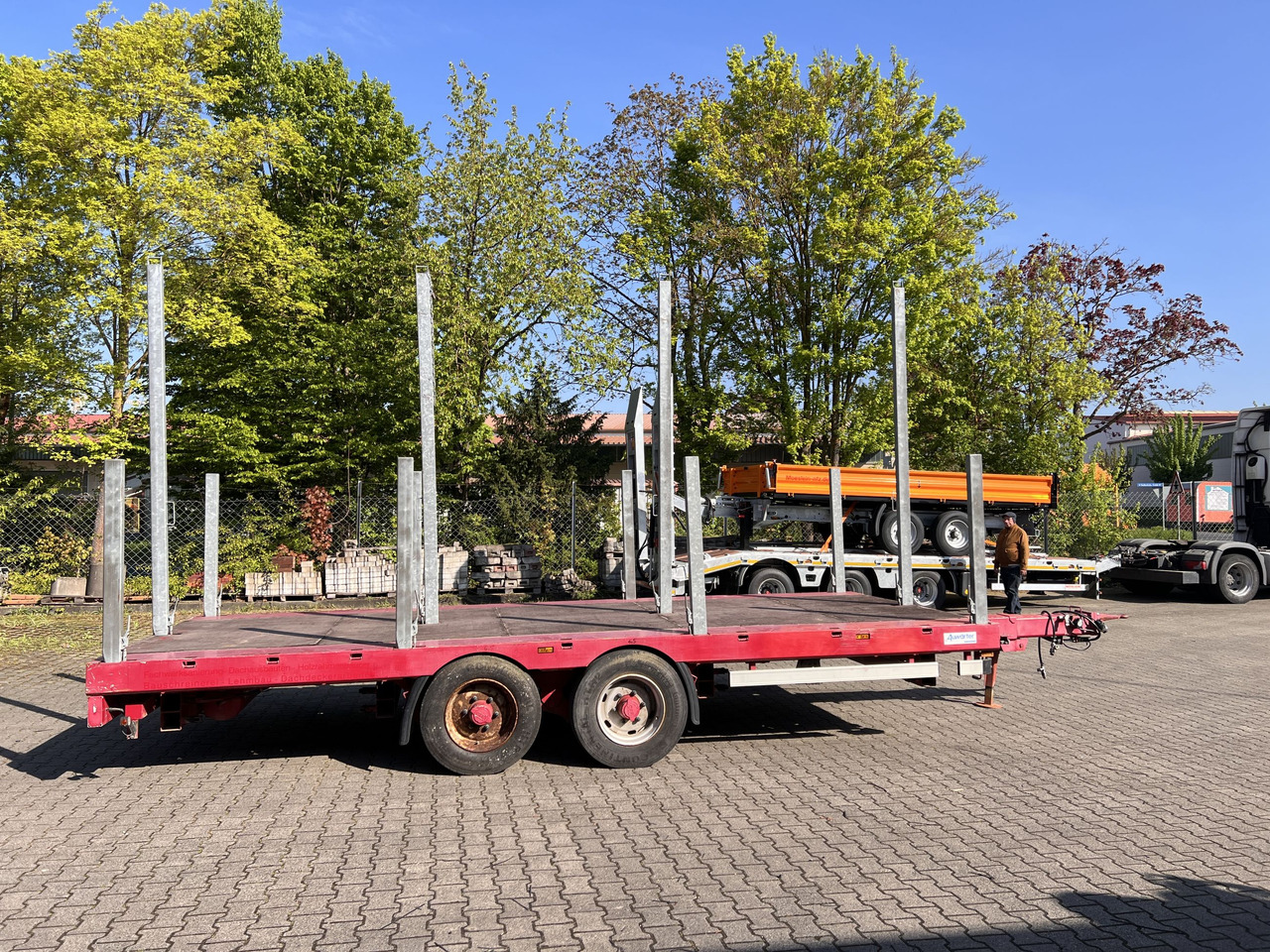 Auwaerter X-LTL110 Tandempritsche, ausziehbar - Бортовий причіп/ Платформа: фото 5 Auwaerter X-LTL110 Tandempritsche, ausziehbar - Бортовий причіп/ Платформа: фото 5