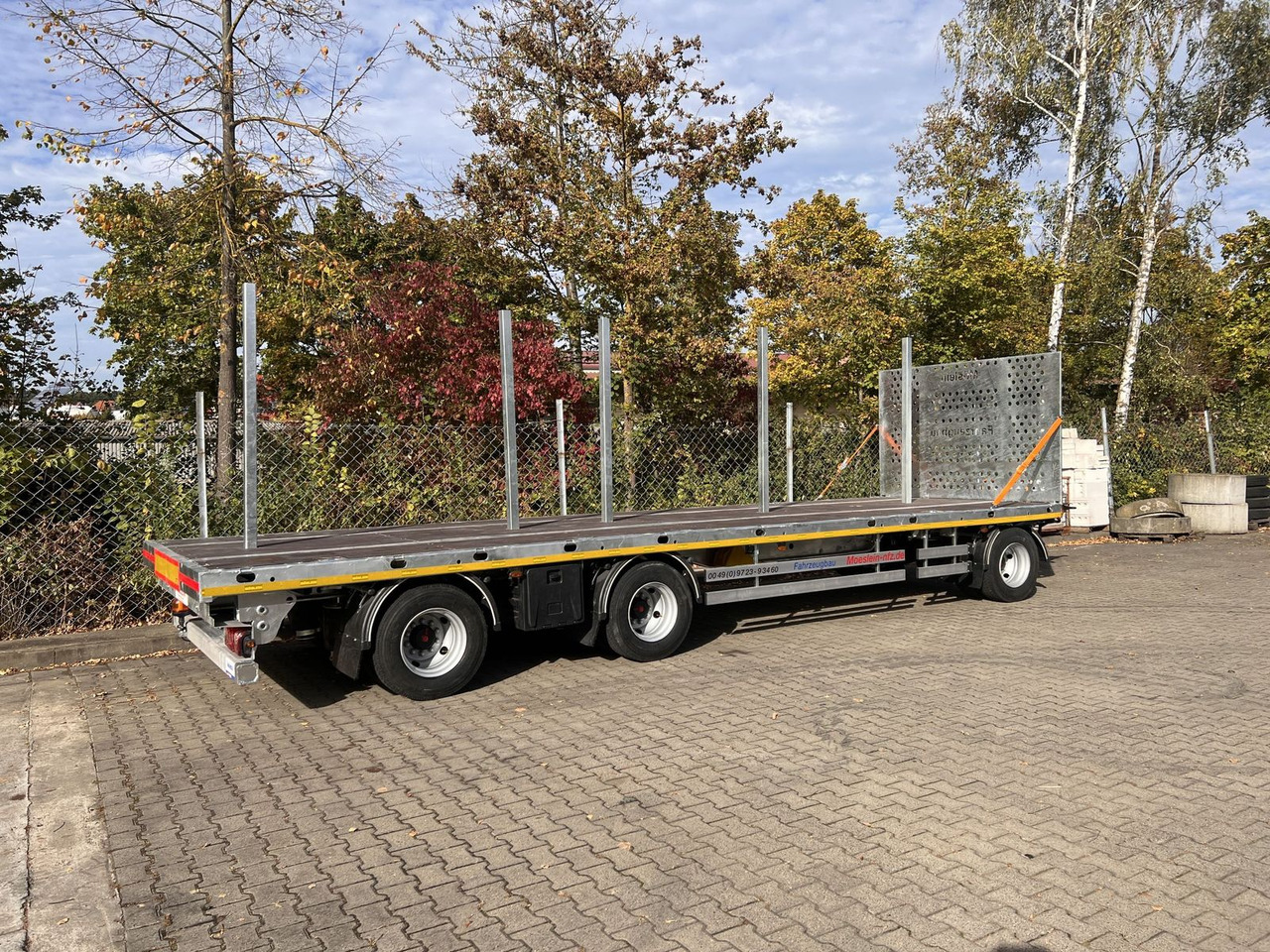 Бортовий причіп/ Платформа Möslein  3 Achs Jumbo- Plato- Anhänger 8,60 m, Mega: фото 11