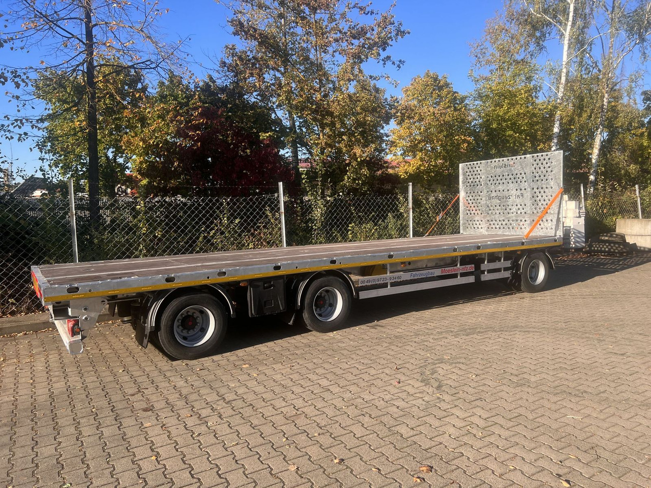 Бортовий причіп/ Платформа Möslein  3 Achs Jumbo- Plato- Anhänger 8,60 m, Mega: фото 6