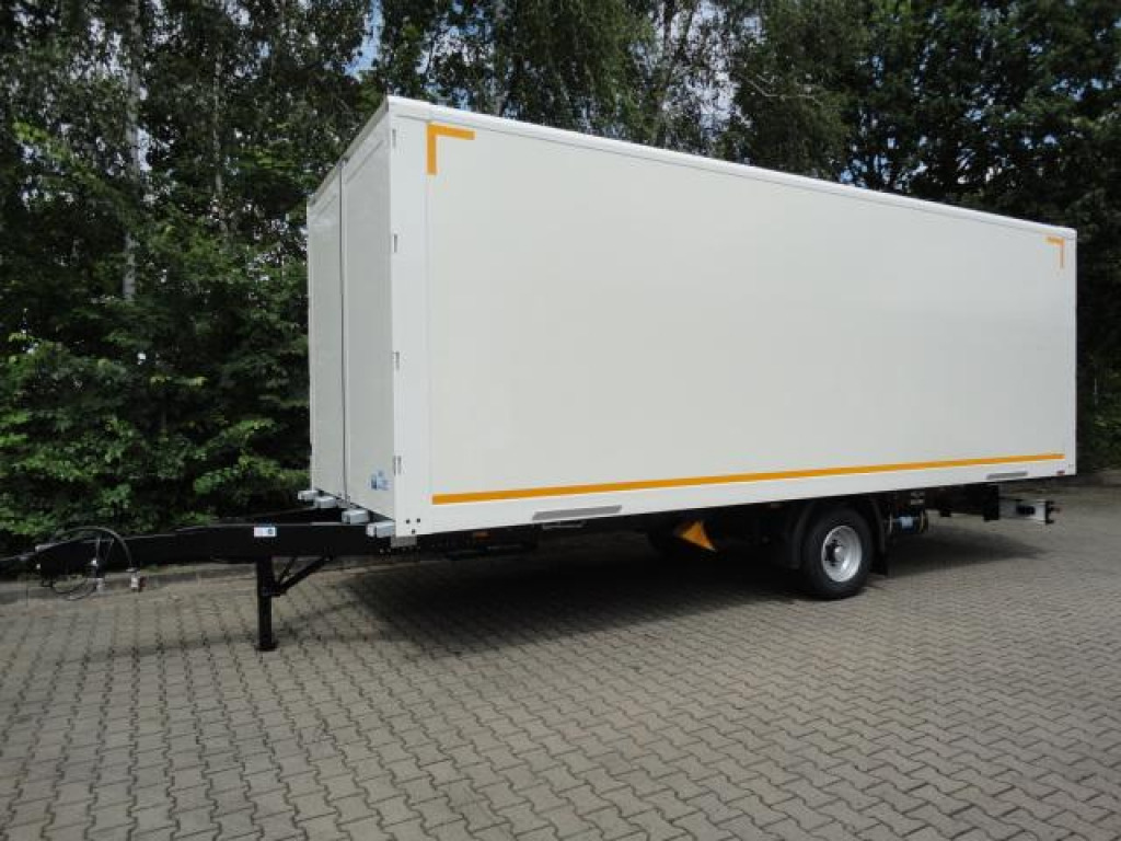 Möslein EK 1- D 7,3 1 Achs Kofferanhänger Durchladen, Neufahrzeug - Закритий кузов причіп: фото 1 Möslein EK 1- D 7,3 1 Achs Kofferanhänger Durchladen, Neufahrzeug - Закритий кузов причіп: фото 1