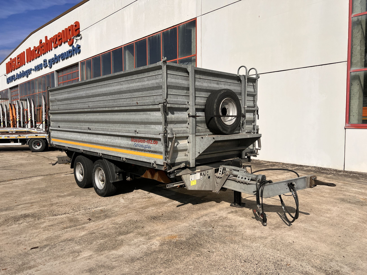 Möslein TDS 13 Schwebheim  13 t Tandemkipper- Tieflader, Aufsatzbordwände - Самоскид причіп: фото 5 Möslein TDS 13 Schwebheim  13 t Tandemkipper- Tieflader, Aufsatzbordwände - Самоскид причіп: фото 5