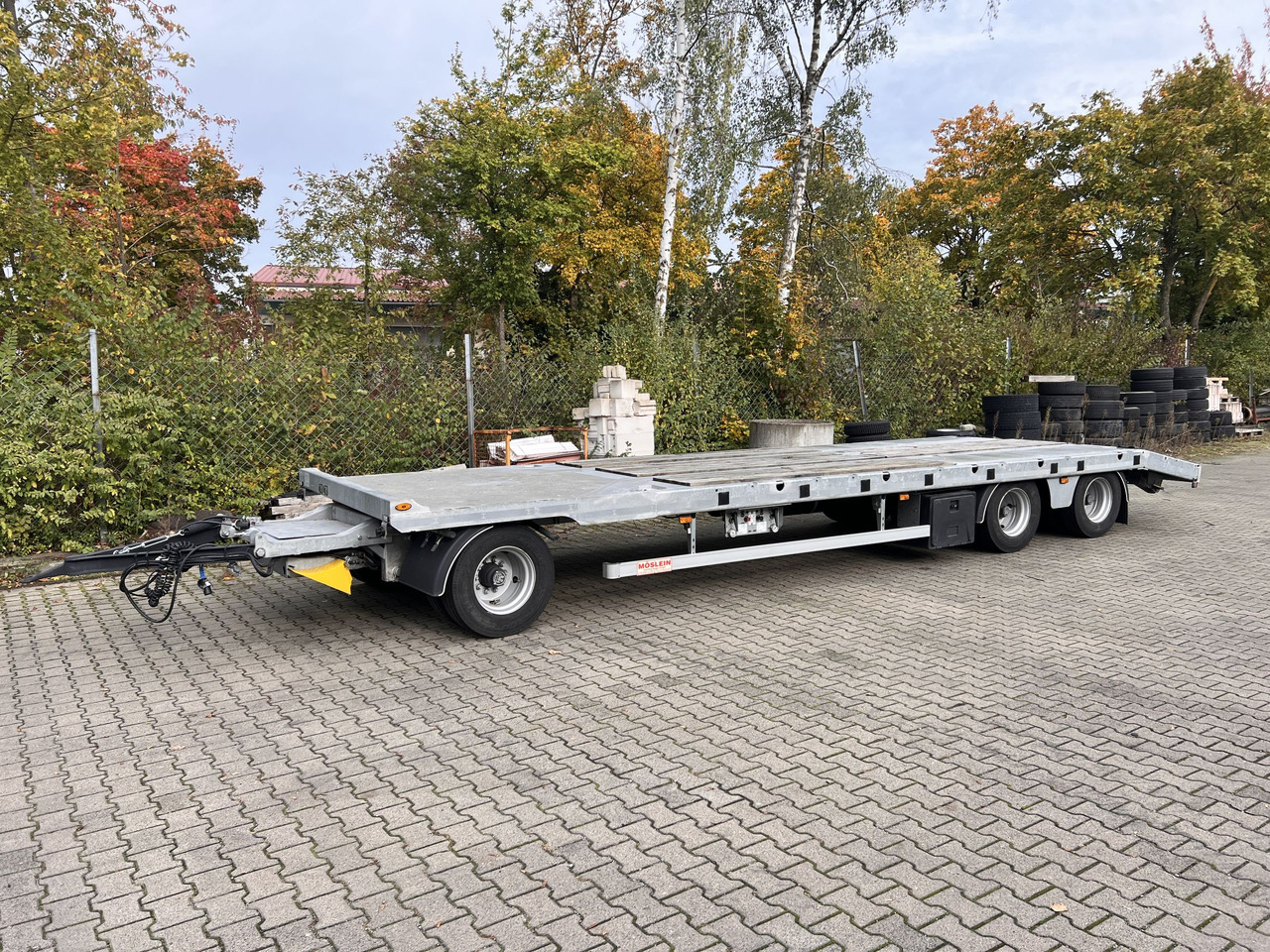 Möslein TO 3 F Schwebheim 3 Achs Tiefladeranhänger - Низькорамна платформа причіп: фото 2 Möslein TO 3 F Schwebheim 3 Achs Tiefladeranhänger - Низькорамна платформа причіп: фото 2