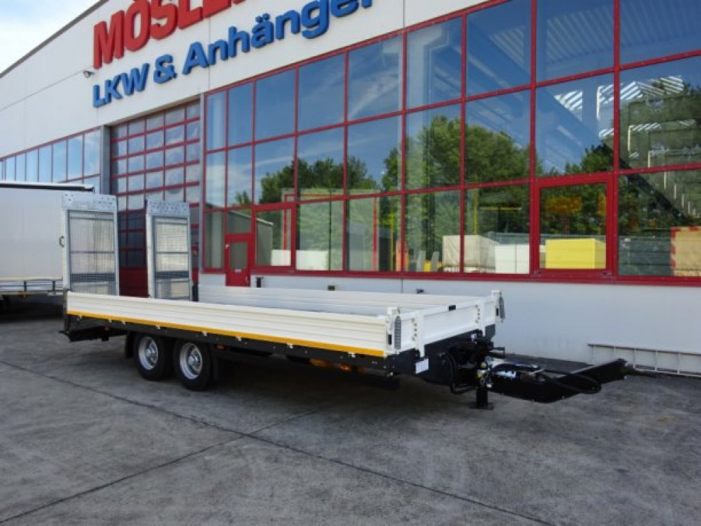 Möslein TTT 13 6,2 BR Weiß Neuer 13 t GG Tandemtieflader mit Breiten Rampen - Низькорамна платформа причіп: фото 1 Möslein TTT 13 6,2 BR Weiß Neuer 13 t GG Tandemtieflader mit Breiten Rampen - Низькорамна платформа причіп: фото 1