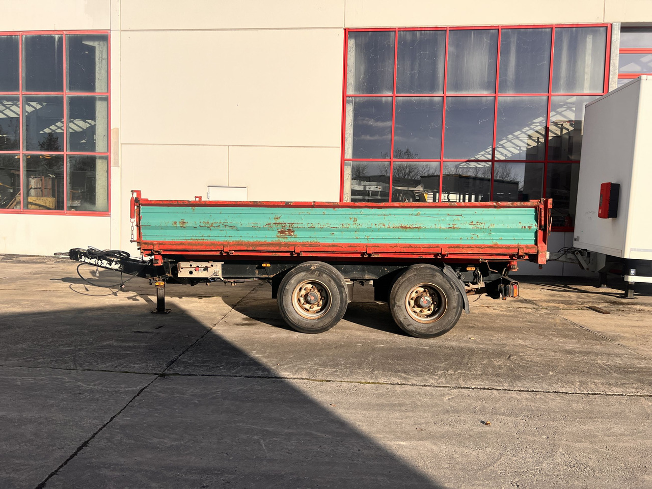 Obermaier OS2-TD190A 19 t Tandemkipper- Tieflader, Breitbereifung - Самоскид причіп: фото 1 Obermaier OS2-TD190A 19 t Tandemkipper- Tieflader, Breitbereifung - Самоскид причіп: фото 1