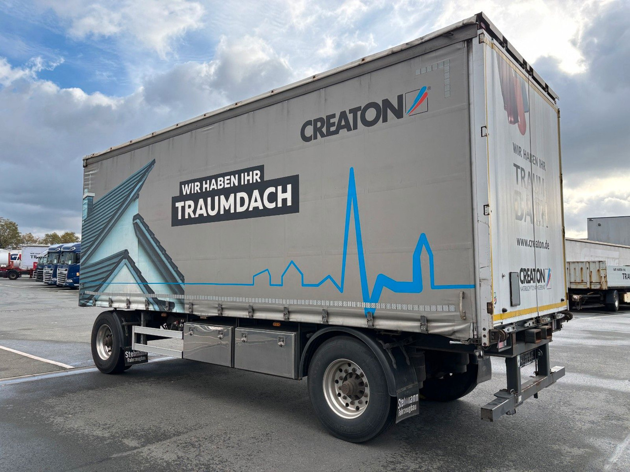 AZP18 Plane + Staplerhalterung - Тентований причіп: фото 2 AZP18 Plane + Staplerhalterung - Тентований причіп: фото 2