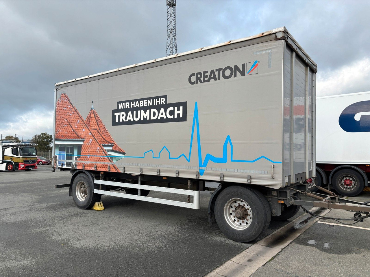 AZP18 Plane + Staplerhalterung - Тентований причіп: фото 5 AZP18 Plane + Staplerhalterung - Тентований причіп: фото 5