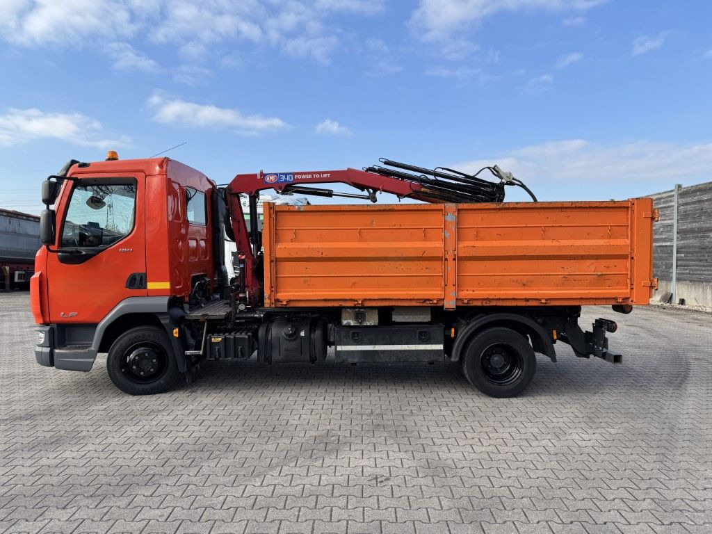 DAF FA LF 180 8t / Abrollkipper, Ladekran Containe - Гаковий мультиліфт вантажівка, Вантажівка з маніпулятором: фото 1 DAF FA LF 180 8t / Abrollkipper, Ladekran Containe - Гаковий мультиліфт вантажівка, Вантажівка з маніпулятором: фото 1