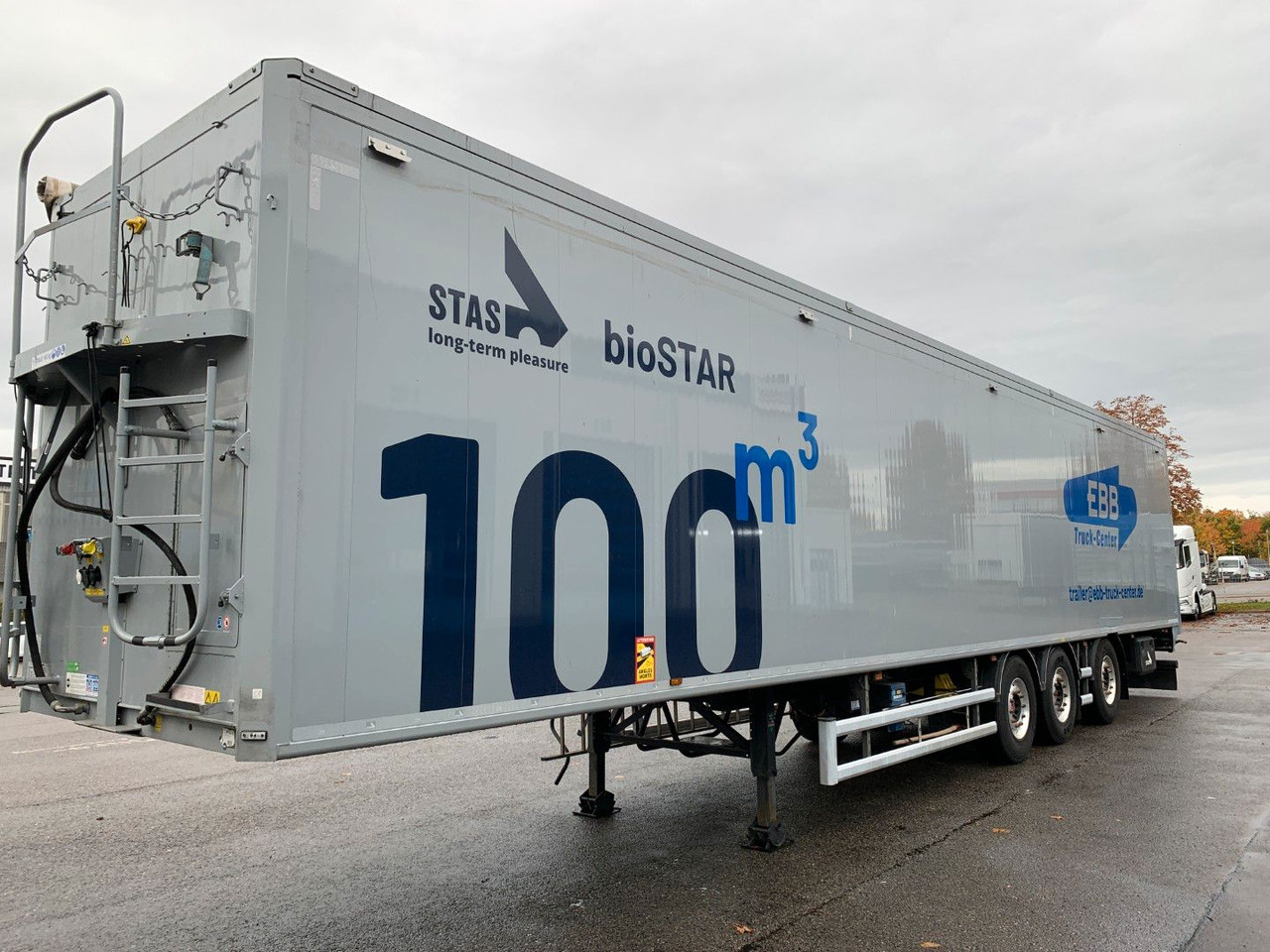 Stas bioSTAR ca 100 cbm 14,9 m Innenlänge - З рухомою підлогою напівпричіп: фото 1 Stas bioSTAR ca 100 cbm 14,9 m Innenlänge - З рухомою підлогою напівпричіп: фото 1