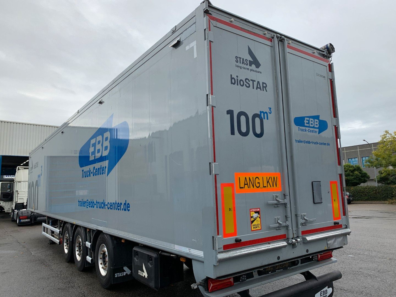 Stas bioSTAR ca 100 cbm 14,9 m Innenlänge - З рухомою підлогою напівпричіп: фото 5 Stas bioSTAR ca 100 cbm 14,9 m Innenlänge - З рухомою підлогою напівпричіп: фото 5