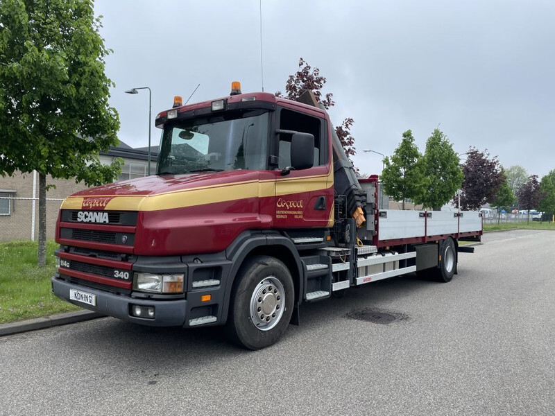 Scania T114-340 TORPEDO + KRAAN - Вантажівка з маніпулятором: фото 1 Scania T114-340 TORPEDO + KRAAN - Вантажівка з маніпулятором: фото 1