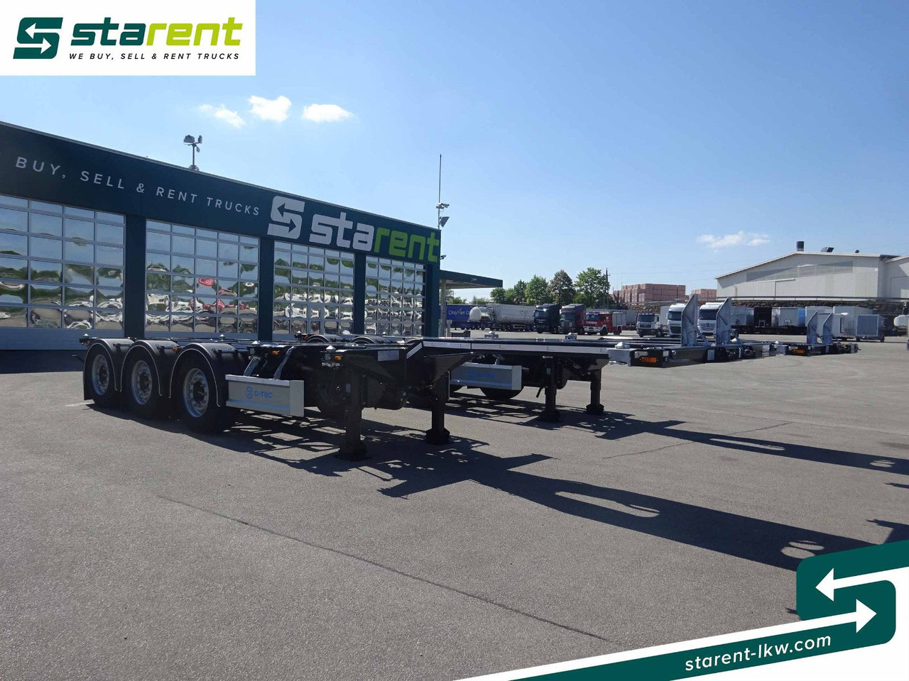 D-TEC Flexitrailer LS Containerchassis ADR, Liftachse - Контейнеровоз/ Змінний кузов напівпричіп: фото 3 D-TEC Flexitrailer LS Containerchassis ADR, Liftachse - Контейнеровоз/ Змінний кузов напівпричіп: фото 3