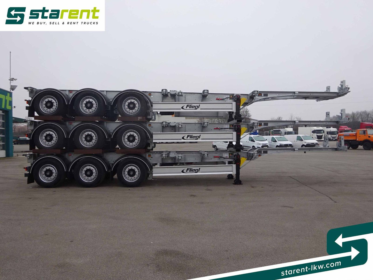 Fliegl Containerchassis ADR, 1x20/2x20/1x30/1x40/1x45 - Контейнеровоз/ Змінний кузов напівпричіп: фото 4 Fliegl Containerchassis ADR, 1x20/2x20/1x30/1x40/1x45 - Контейнеровоз/ Змінний кузов напівпричіп: фото 4