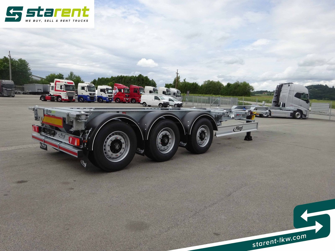 Fliegl Containerchassis ADR, 1x20/2x20/1x30/1x40/1x45 - Контейнеровоз/ Змінний кузов напівпричіп: фото 5 Fliegl Containerchassis ADR, 1x20/2x20/1x30/1x40/1x45 - Контейнеровоз/ Змінний кузов напівпричіп: фото 5