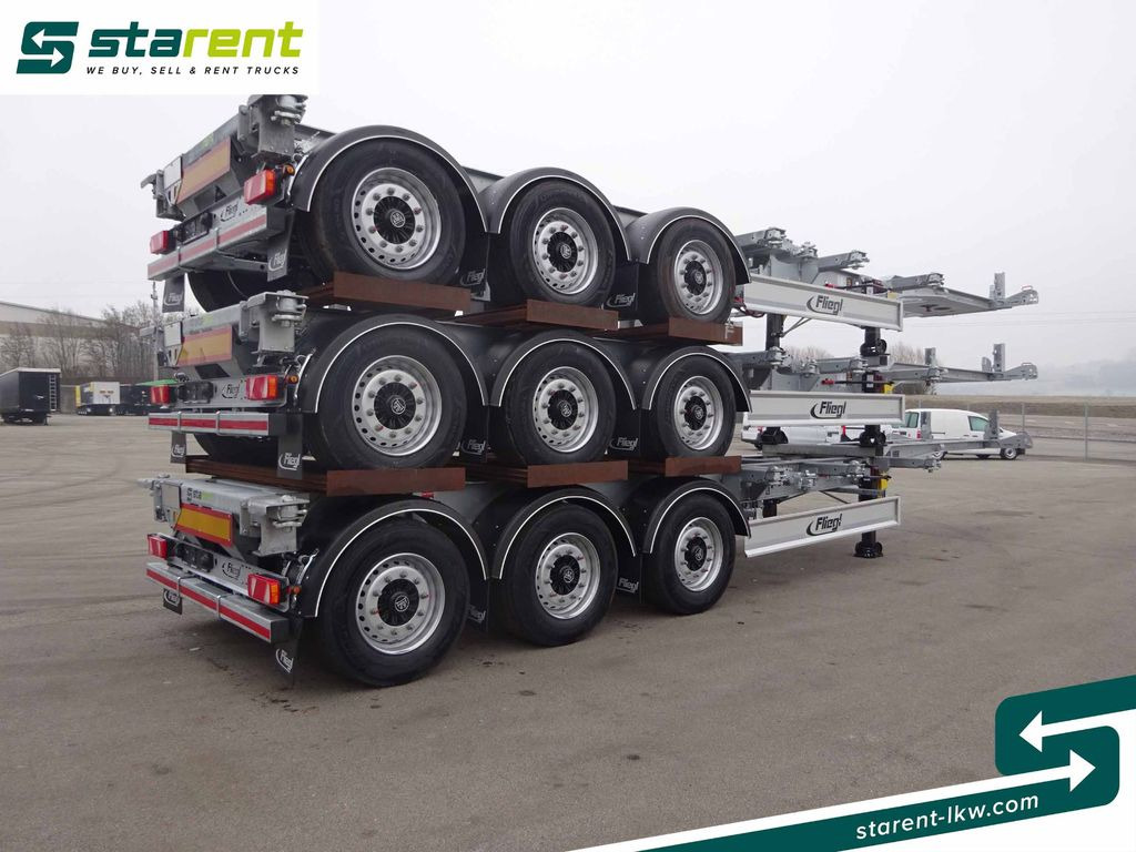 Fliegl Containerchassis ADR, 1x20/2x20/1x30/1x40/1x45 - Контейнеровоз/ Змінний кузов напівпричіп: фото 5 Fliegl Containerchassis ADR, 1x20/2x20/1x30/1x40/1x45 - Контейнеровоз/ Змінний кузов напівпричіп: фото 5
