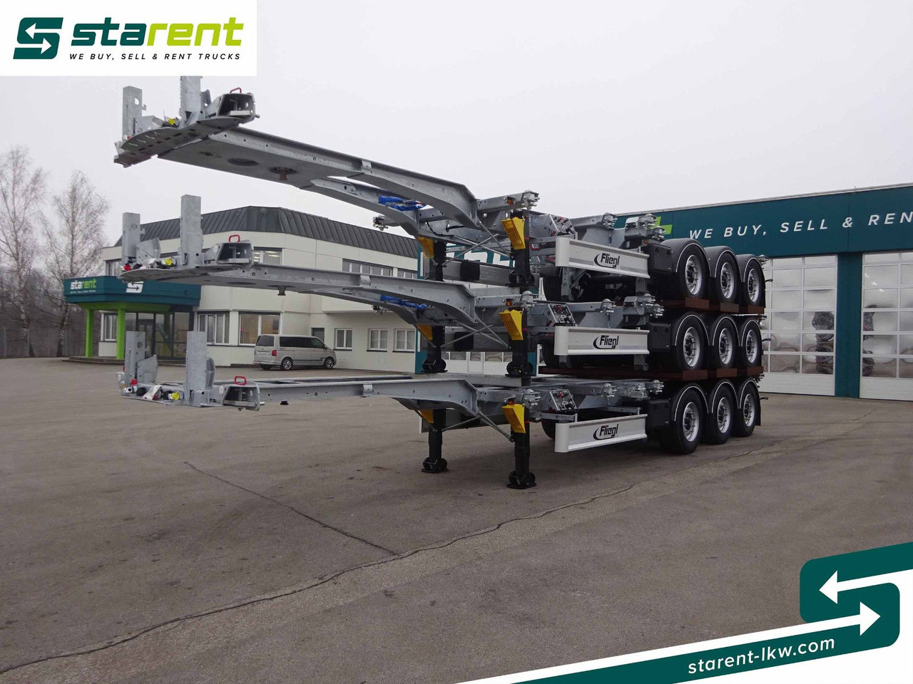 Fliegl Containerchassis ADR, 1x20/2x20/1x30/1x40/1x45 - Контейнеровоз/ Змінний кузов напівпричіп: фото 1 Fliegl Containerchassis ADR, 1x20/2x20/1x30/1x40/1x45 - Контейнеровоз/ Змінний кузов напівпричіп: фото 1