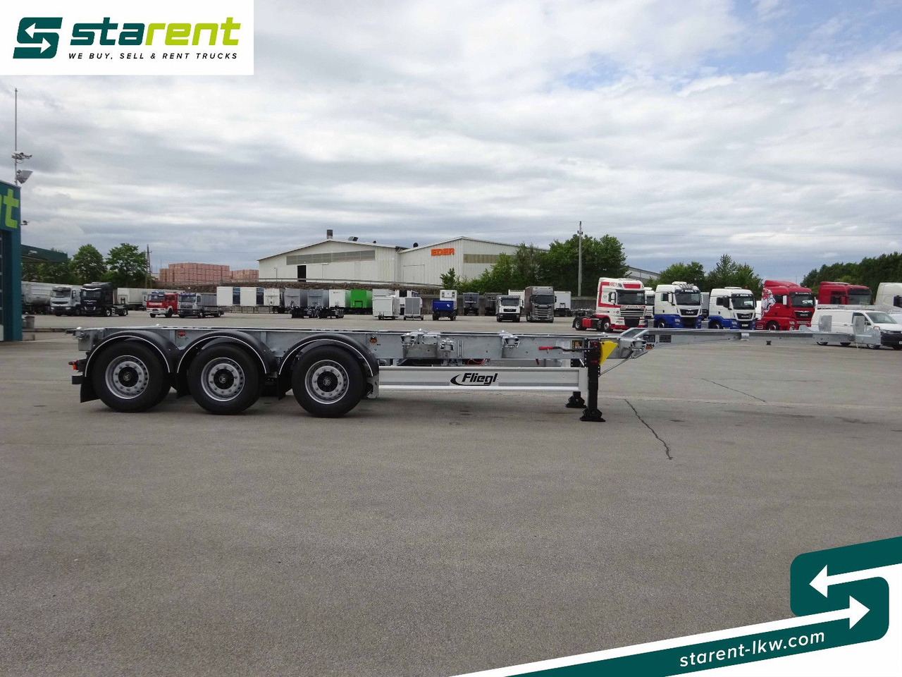 Fliegl Containerchassis ADR, 1x20/2x20/1x30/1x40/1x45 - Контейнеровоз/ Змінний кузов напівпричіп: фото 4 Fliegl Containerchassis ADR, 1x20/2x20/1x30/1x40/1x45 - Контейнеровоз/ Змінний кузов напівпричіп: фото 4