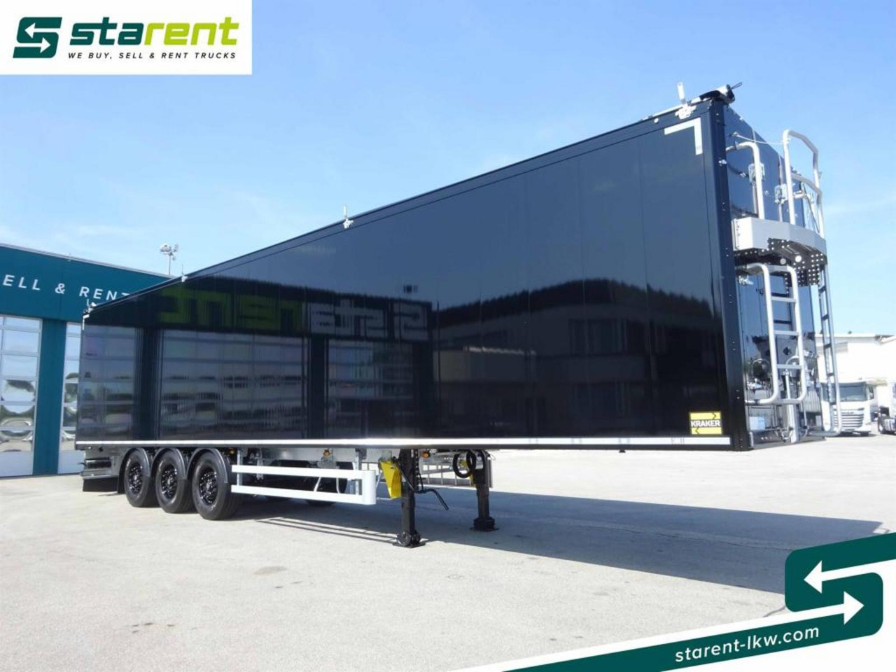 Kraker 8mm 92m³ BPW-Achsen Funk. Verzinkt Liftachse - З рухомою підлогою напівпричіп: фото 3 Kraker 8mm 92m³ BPW-Achsen Funk. Verzinkt Liftachse - З рухомою підлогою напівпричіп: фото 3
