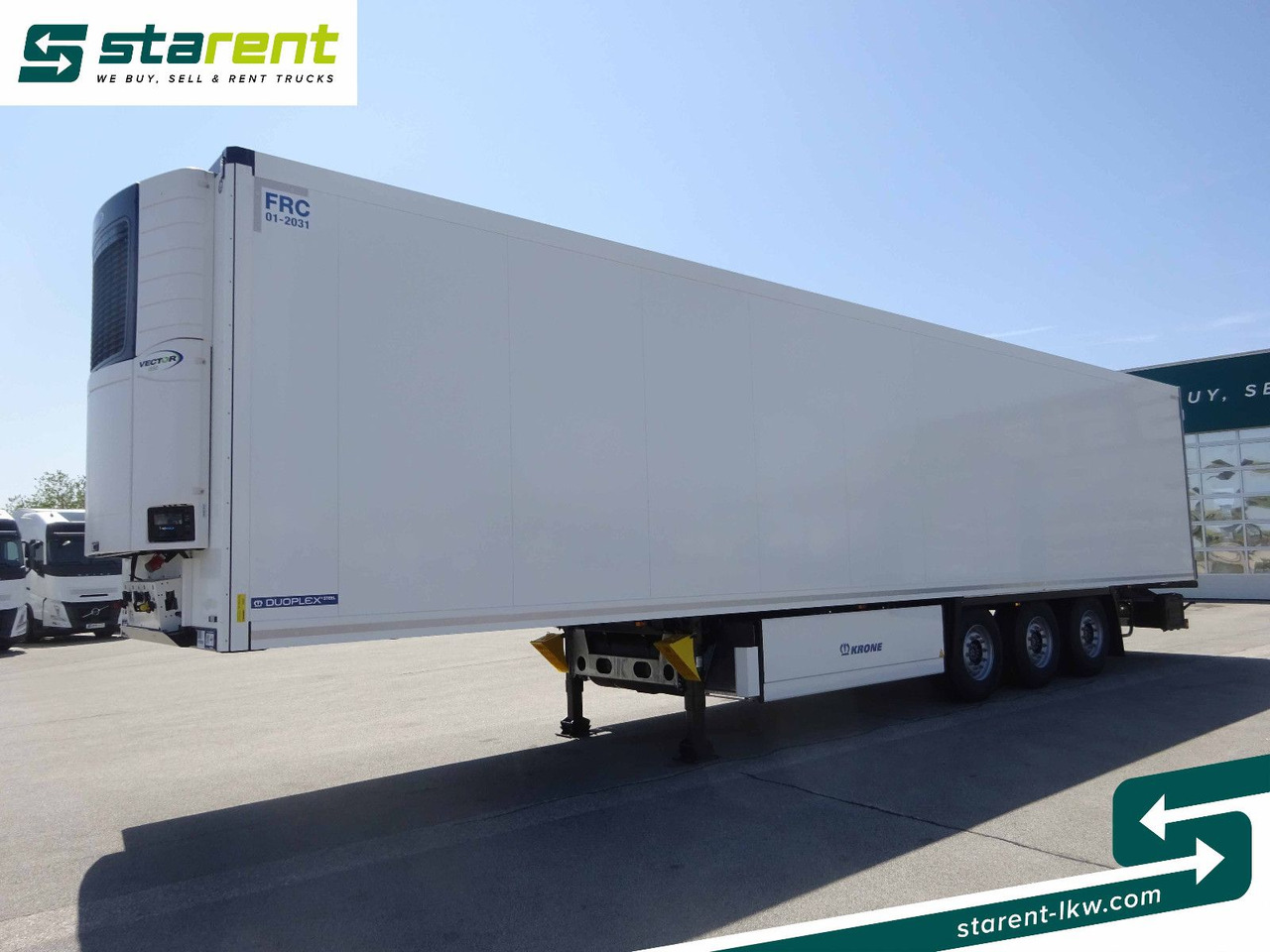 Krone Thermotrailer Carrier Vector 1550, Zurrleisten - Закритий кузов напівпричіп: фото 1 Krone Thermotrailer Carrier Vector 1550, Zurrleisten - Закритий кузов напівпричіп: фото 1