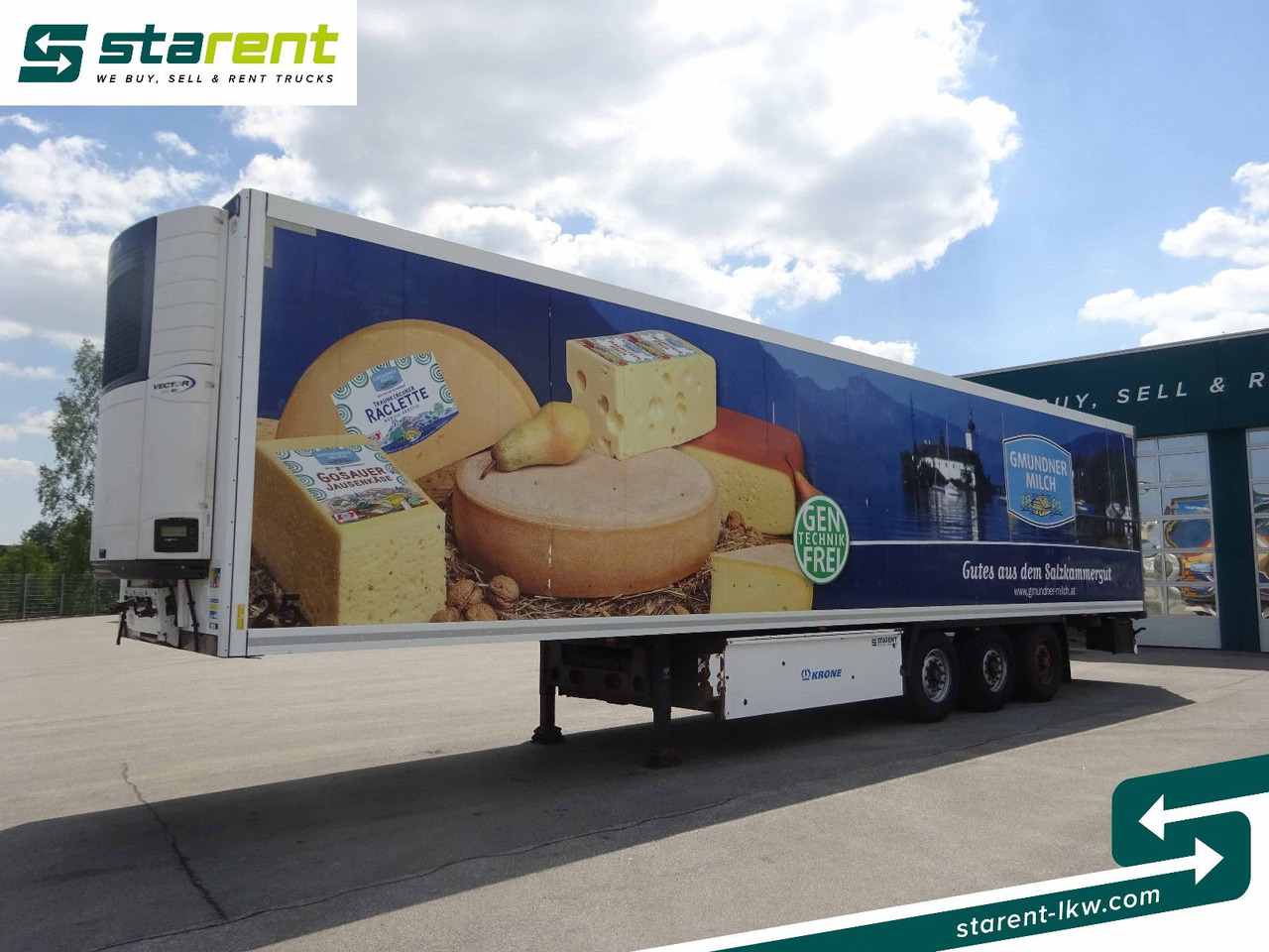 Krone Thermotrailer, Carrier Vector 1950 MT°, 3 Zonen - Закритий кузов напівпричіп: фото 1 Krone Thermotrailer, Carrier Vector 1950 MT°, 3 Zonen - Закритий кузов напівпричіп: фото 1