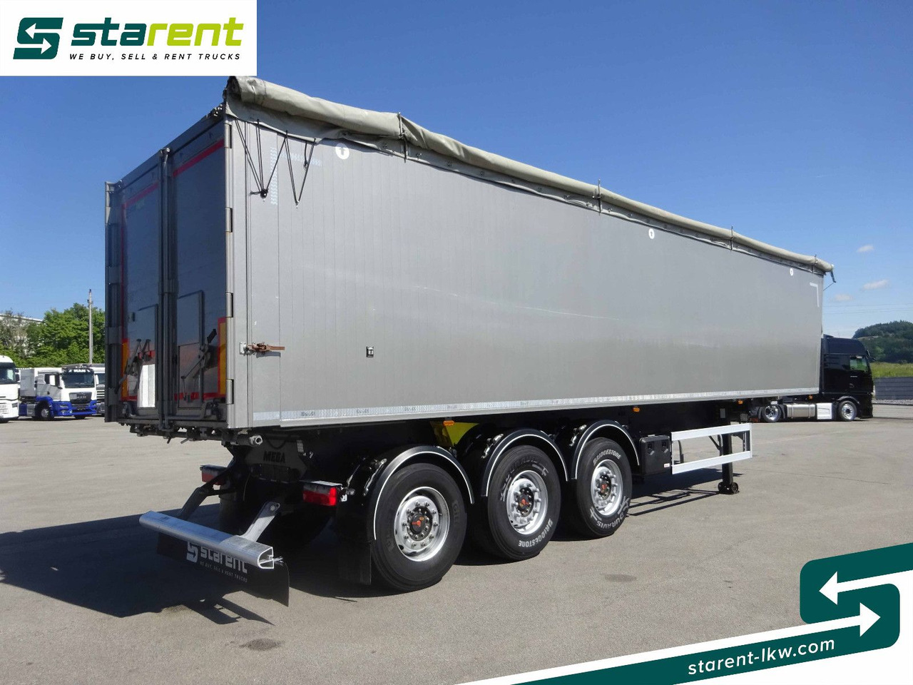 MEGA Alu-Kastenmulde, 55m³, Universalklappe, Liftachs - Самоскид напівпричіп: фото 5 MEGA Alu-Kastenmulde, 55m³, Universalklappe, Liftachs - Самоскид напівпричіп: фото 5