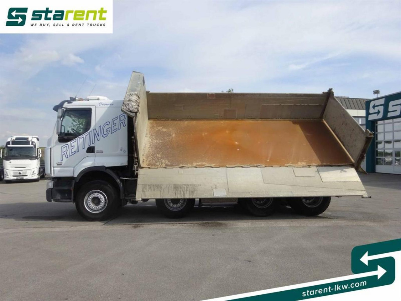 Renault Premium 450 DXi, 8x4, 3 Seitenkipper, Standklima - Самоскид вантажівка: фото 2 Renault Premium 450 DXi, 8x4, 3 Seitenkipper, Standklima - Самоскид вантажівка: фото 2