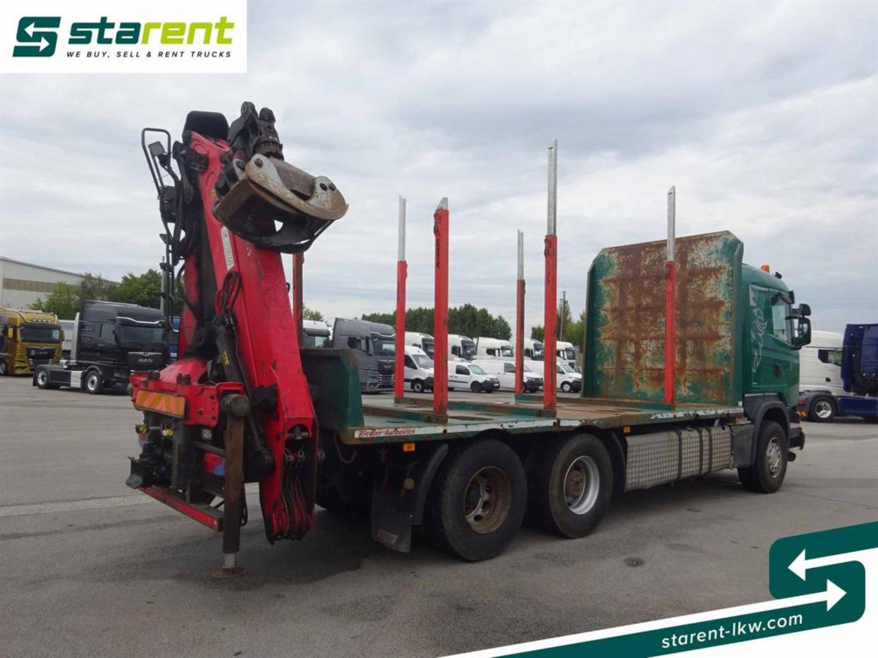 Scania R490 Holzaufbau mit Kran, Schaltgetriebe, MOTORPRO - Лісовоз: фото 5 Scania R490 Holzaufbau mit Kran, Schaltgetriebe, MOTORPRO - Лісовоз: фото 5